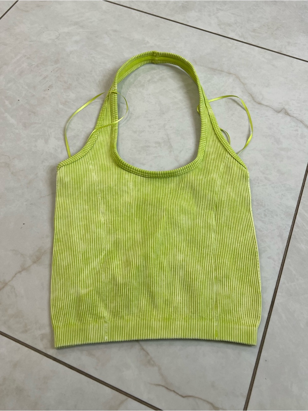 NEW American Eagle Lime Green Halter Tank Top Size XS/S